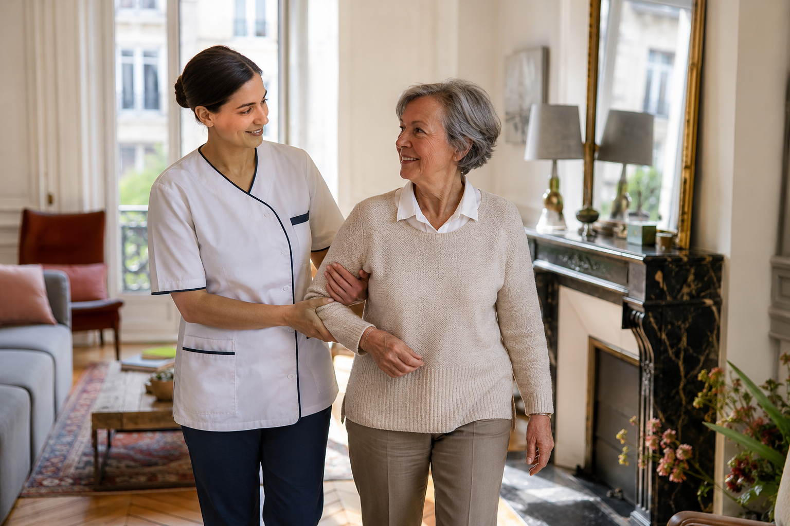 Assistance infirmière au quotidien à domicile